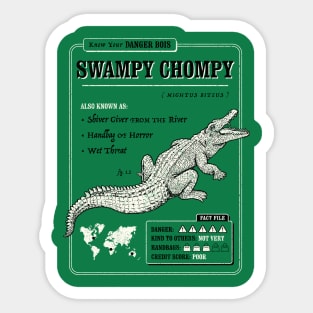 Swampy Chompy Sticker